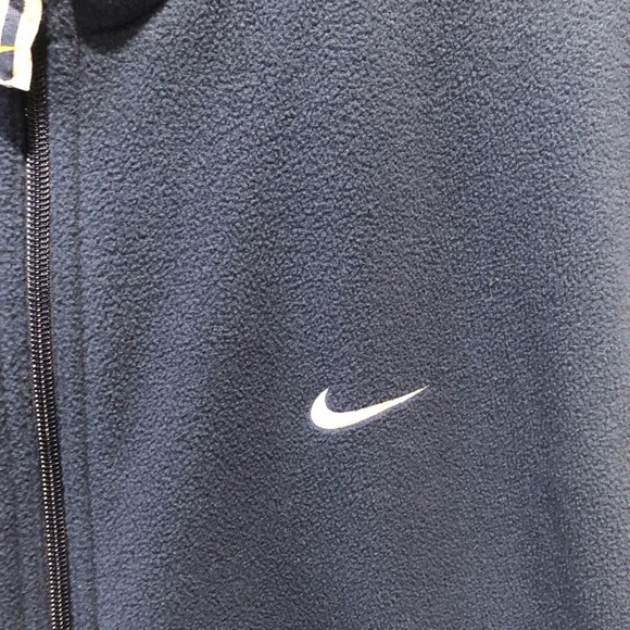 Nike Men's XXL Dark Blue Fleece Vest Logo Embroidered - Picture 4 of 8